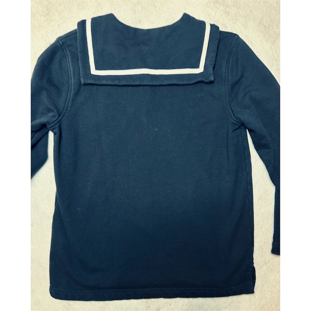Ralph Lauren Women's Nautical Striped Sweater Blue M Petite Long Sleeve - Picture 6 of 8